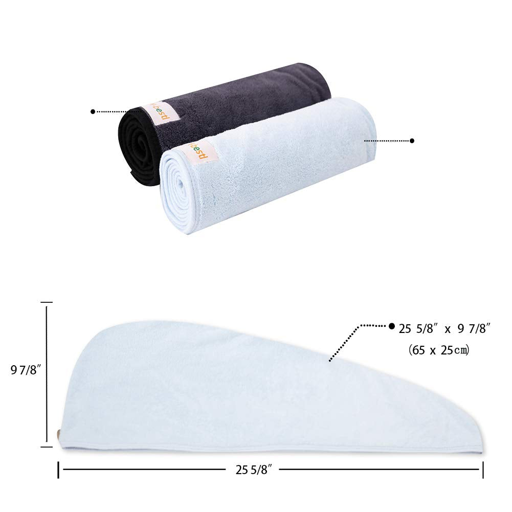2 Pack Hair Drying Towels,