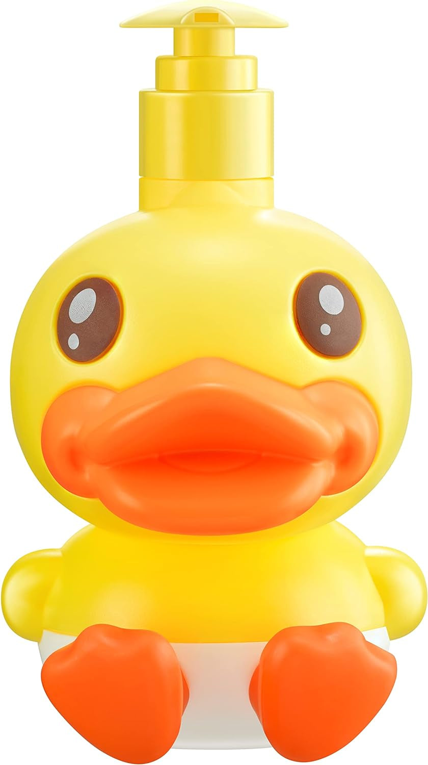 Cute Duck Soap Dispenser for Kids 