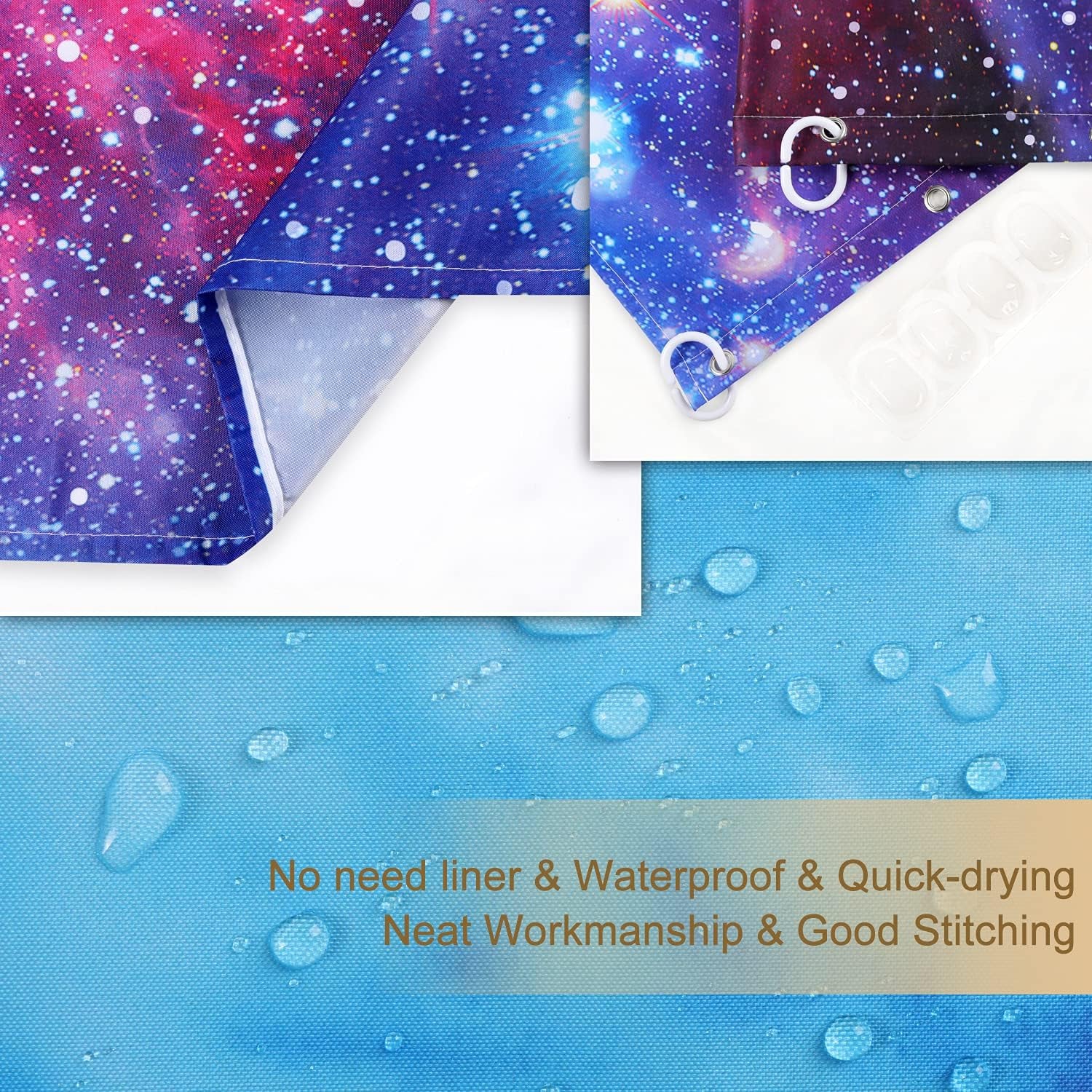 Cat Shark Bathroom Curtain