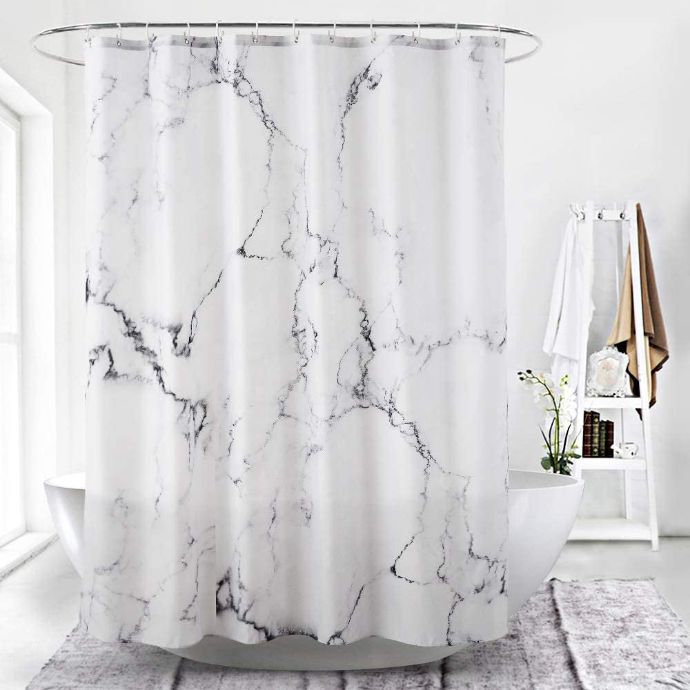 Marble Bathroom Shower Curtain