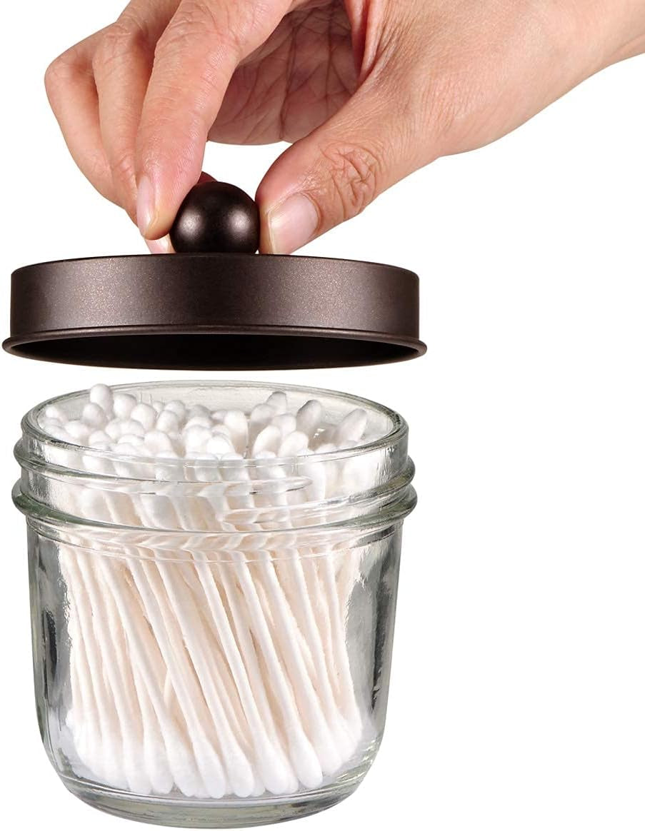 Mason Jar Bathroom Accessories Set(4 Pack)