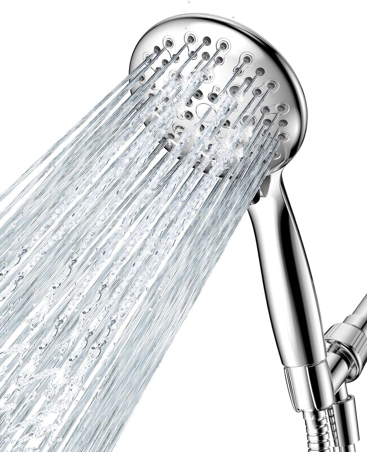 High Pressure, 6 Spray Settings Shower Head with Handheld