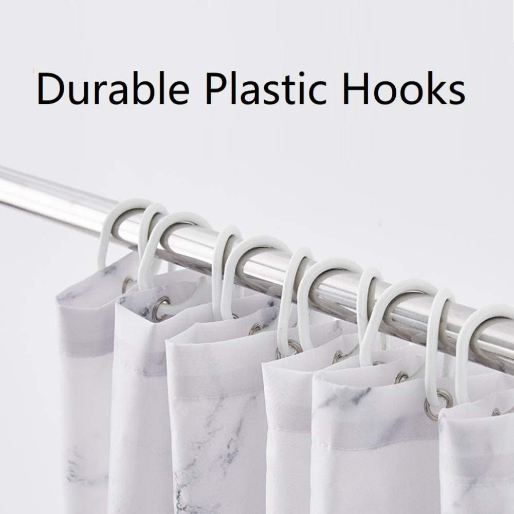 Marble Bathroom Shower Curtain